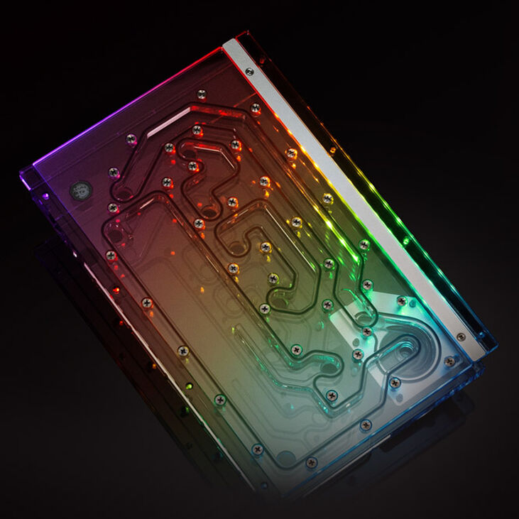 Bitspower Sedna O11DS Distroplate für LIAN LI O11 Dynamic Mini, ARGB - transparent image number 2