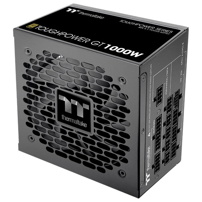 Thermaltake Toughpower GT 80 PLUS Gold Netzteil, modular, ATX 3.1, PCIe 5.1 - 1.000 W, schwarz image number 1