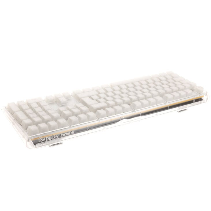 Ducky One 3 Aura White Gaming Keyboard, RGB LED - MX-Silent-Red image number 2