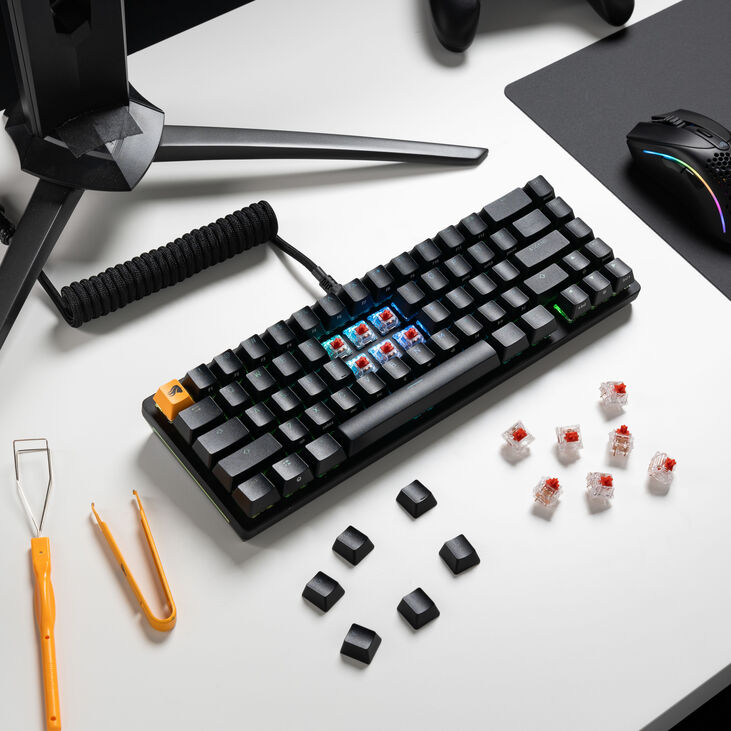 Glorious Fox Switches, Mechanical, 3-Pin, Linear, MX-Stem, 45g - 110 Pieces image number 14