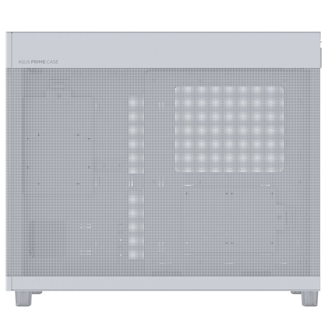 ASUS Prime AP303 PC Case, Mid Tower, ATX, Tempered Glass - White image number 6