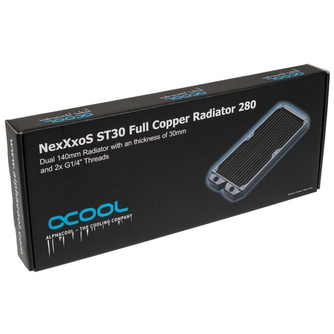 Alphacool NexXxoS ST30 Full Copper 280mm Radiator image number 5