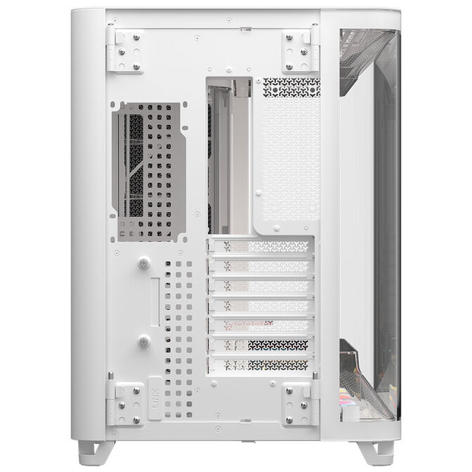 Corsair AIR 5400 LX-R LINK PC Case, Mid Tower, Tempered Glass, RGB - includes 3x 120mm Fans, white image number 6