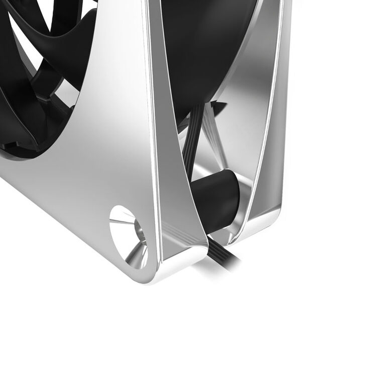 Alphacool Apex Stealth Metall Power Lüfter 120 mm, 3.000 U/min - chrome image number 4