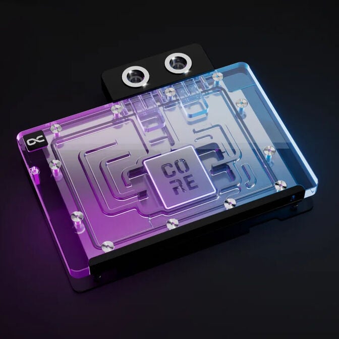 Alphacool Core GeForce RTX 5080 Gaming Trio GPU Water Block, ARGB, with Backplate - Acrylic image number 2