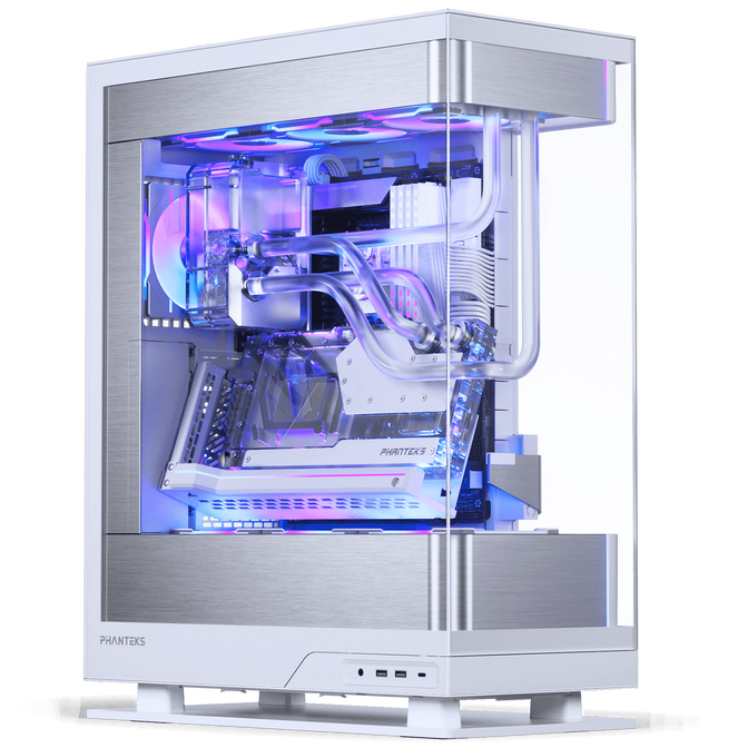 PHANTEKS Evolv X2 PC-Geh&auml;use, Midi-Tower, E-ATX, Tempered Glass, DRGB - wei&szlig; image number 1