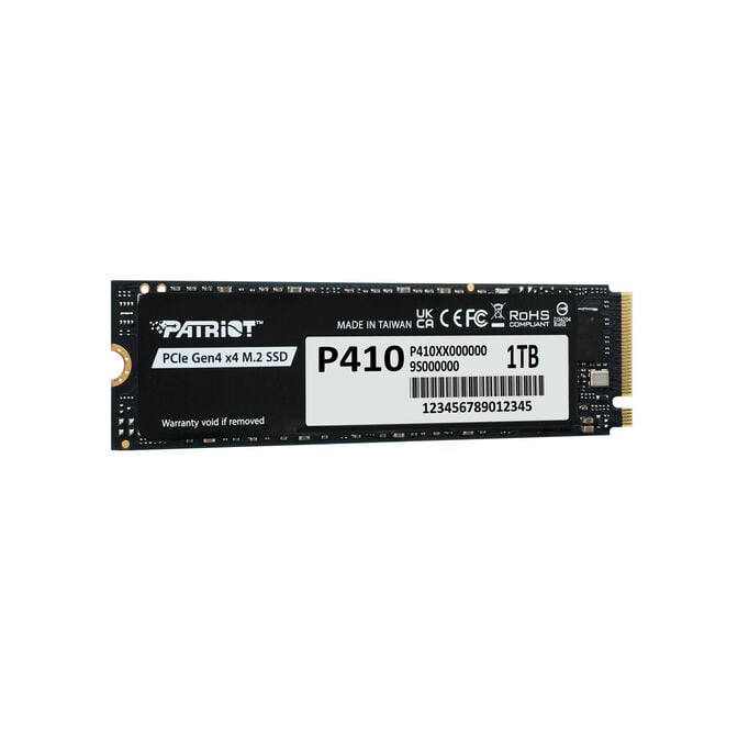 Patriot P410 SSD, PCIe 4.0 M.2 2280 - 1 TB image number 1