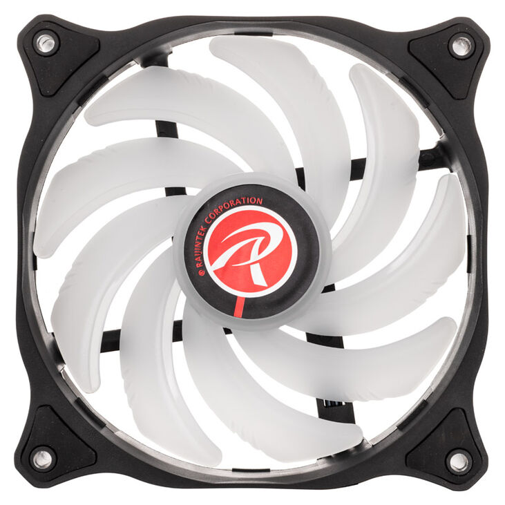 Raijintek EOS 12 RBW ADD Lüfter, 2er-Set inkl. Controller - schwarz, 120mm image number 2