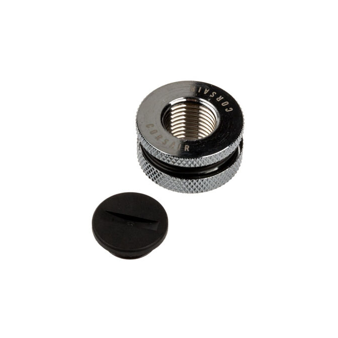 Corsair Hydro X Series XF Fill Port G1/4 Zoll IG - chrome silber image number 2