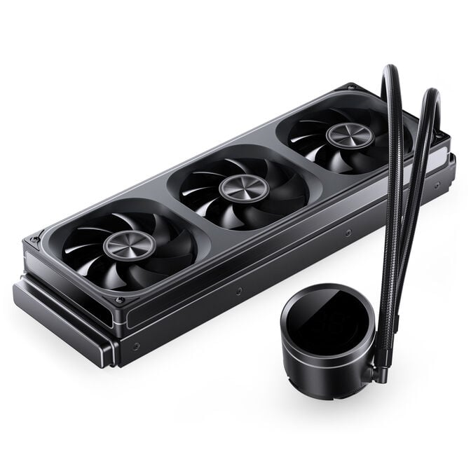 Jonsbo TH-360 AiO Wasserk&uuml;hlung, ARGB, Segmentanzeige - 360mm, schwarz image number 4