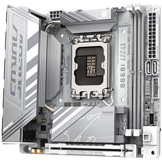 GIGABYTE B860I Aorus Pro ICE Motherboard, Socket LGA 1851, Intel B860, ITX, DDR5 image number 4