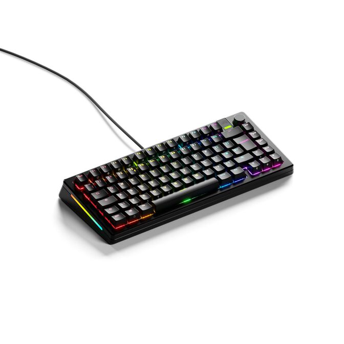 Glorious GMMK 3 Pro 75% Gaming Keyboard, Fox Switches - ISO UK, black image number 1