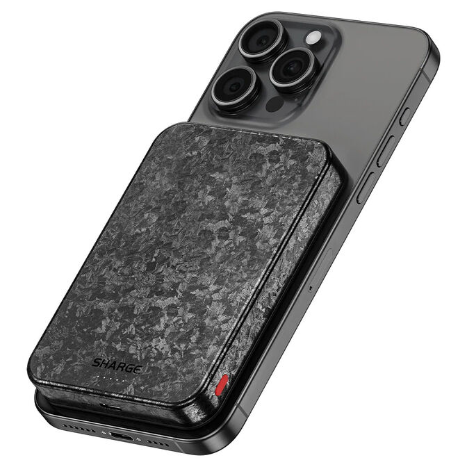 SHARGE Carbon Mag Carbon Fiber 10 000 mah Powerbank image number 1