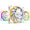 be quiet! Light Wings ARGB PWM L&uuml;fter, Triple Pack - 120mm, wei&szlig;, High Speed