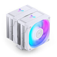 Jonsbo CR-3000E CPU cooler, dual tower, RGB - 120mm, white