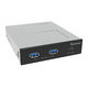 Akasa AK-ICR-36 USB 3.2 Gen 2 Typ C Panel - schwarz