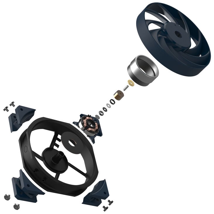 Cooler Master Mobius 120 OC PWM-Lüfter - 120 mm, schwarz image number 16