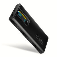AXAGON EEM2-SD2 externes M.2/SATA-Geh&auml;use, mit Display, 10Gbit/s - schwarz
