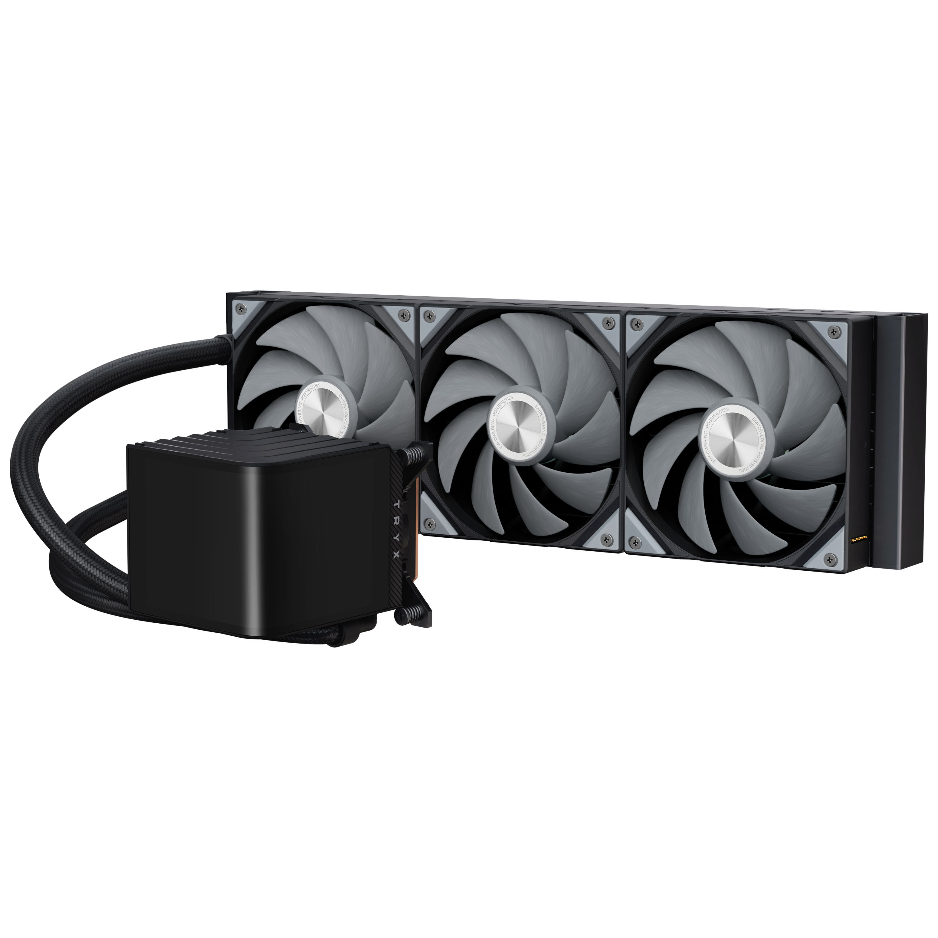 TRYX PANORAMA 360 AiO Wasserkühlung, 3D-AMOLED-Display - 360mm