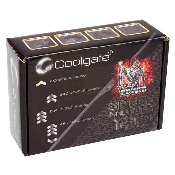 Coolgate CG120 120mm Radiator - schwarz image number 6