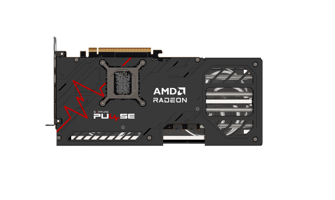 Sapphire Pulse Radeon RX 9070 GRE Gaming OC Graphics Card, 12288 MB GDDR6 image number 5