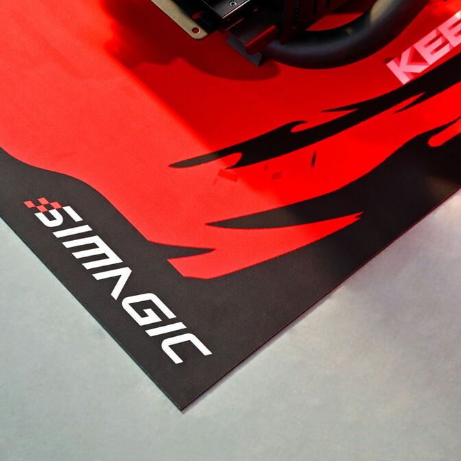 Simagic Carpet - black / red image number 5