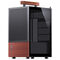 Jonsbo T6 PC Geh&auml;use, Mini-Tower, Mini-ITX, Tempered Glass, Holz - schwarz