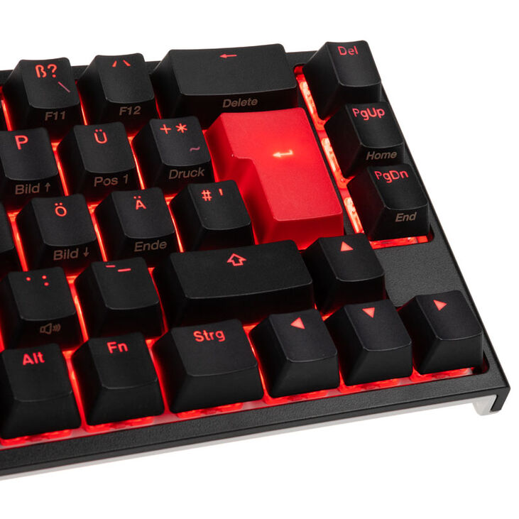 Ducky One 2 SF Gaming Tastatur, MX-Blue, RGB LED - schwarz image number 8