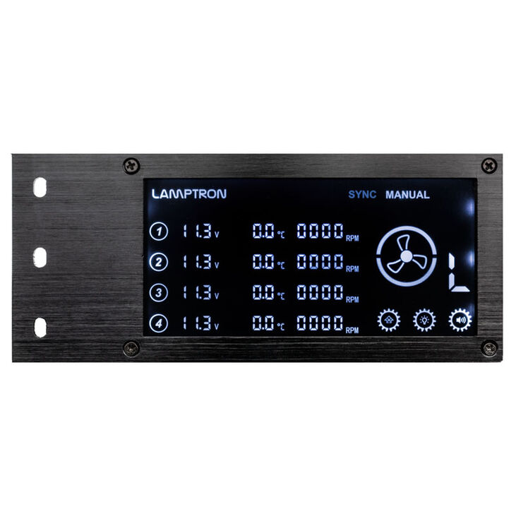 Lamptron RW460 Steuerung für Wasserkühlungen - schwarz image number 1