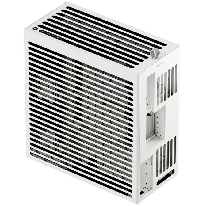 HAVN HS 360 VGPU PC-Geh&auml;use, Midi-Tower, vertikale GPU-Halterung - wei&szlig; image number 5