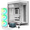 TRYX LUCA L70 Midi Tower - white + PANORAMA 360 ARGB AiO Water Cooling, 3D-AMOLED Display, 360mm - white