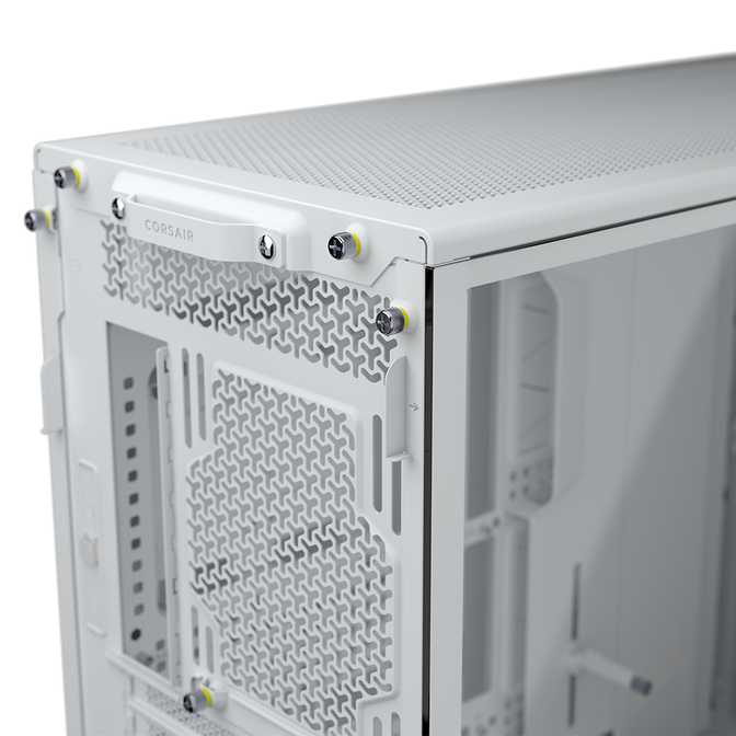 Corsair Frame 5000D RS ARGB PC Case, Mid-Tower, E-ATX, Tempered Glass - White image number 10