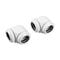 Corsair Hydro X Series XF Hardline Adapter 90 Grad 14mm AD auf 14mm AD Hardtube - 2er Pack, wei&szlig;