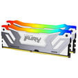 Kingston Fury Renegade RGB DDR5-8400 RAM, CL40, XMP 3.0, CUDIMM - 48 GB Dual-Kit, wei&szlig; image number null
