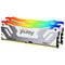 Kingston Fury Renegade RGB DDR5-8400 RAM, CL40, XMP 3.0, CUDIMM - 48 GB Dual-Kit, wei&szlig;