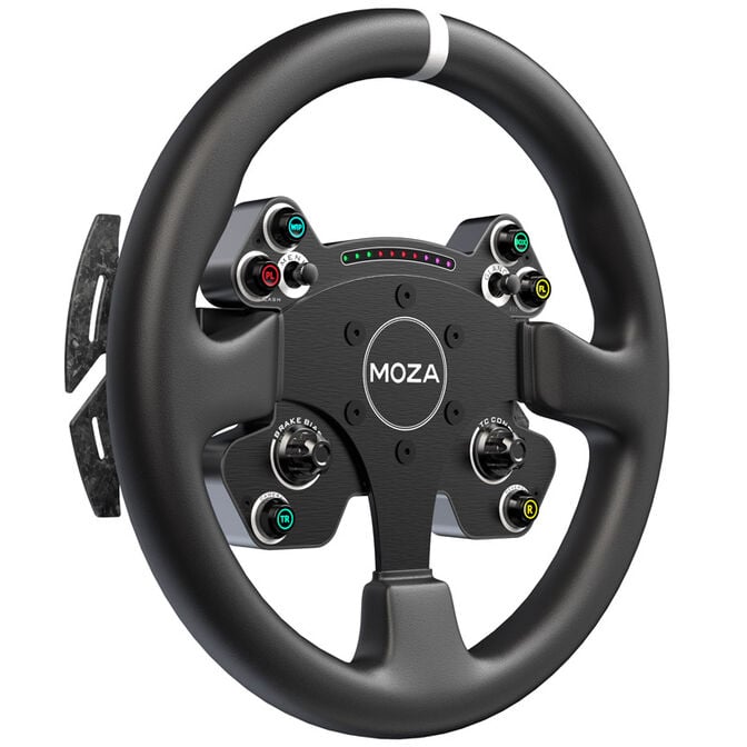Res-Tech GT Cockpit Simracing Rig - Shiny Black + MOZA Bundle image number 4