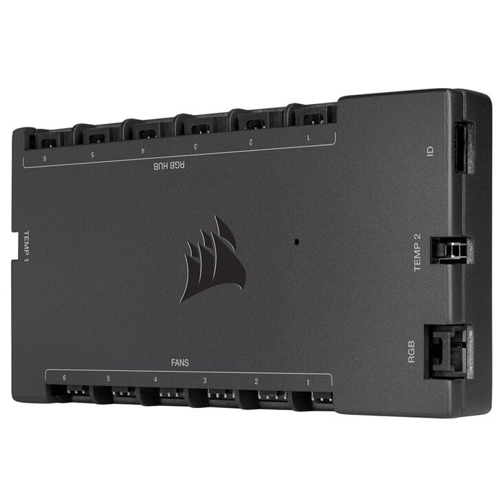 Corsair Commander Core XT RGB LED Controller + Fan Hub - schwarz image number 1