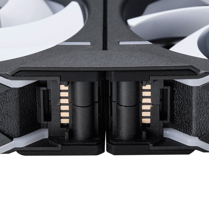 PHANTEKS D30 PWM D-RGB Regular Airflow fan - 120mm, black image number 6