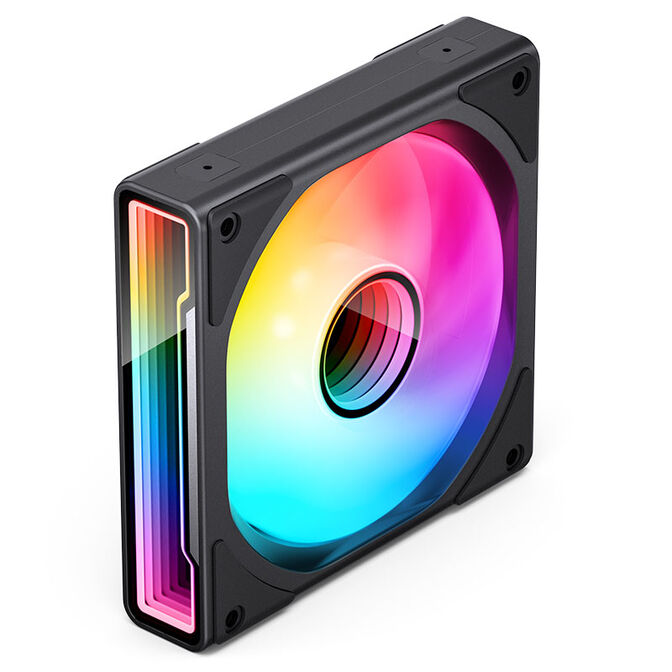 Jonsbo ZK-120B RGB PWM Fan, 120mm, 3-Pack - black image number 5