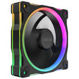 ASUS Prime MR120 ARGB-L&uuml;fter, PWM, Reverse - 120mm, schwarz image number null