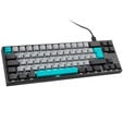 Ducky Miya Pro Moonlight TKL Gaming Tastatur f&uuml;r PC/Mac, MX-Silent-Red, wei&szlig;e LED - dunkelgrau image number null