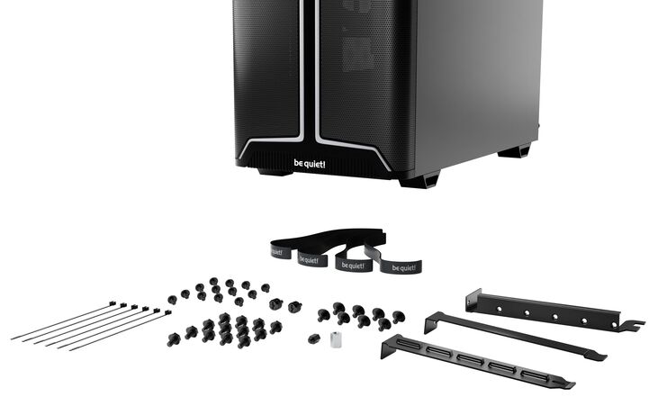 be quiet! Pure Base 501 DX PC-Gehäuse, Midi-Tower, ATX, ARGB, Tempered Glass - schwarz image number 7