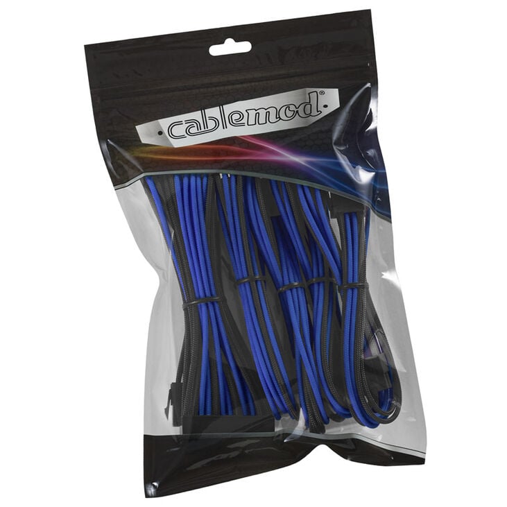 CableMod Classic ModMesh Cable Extension Kit - 8+6 Series - black/blue image number 1
