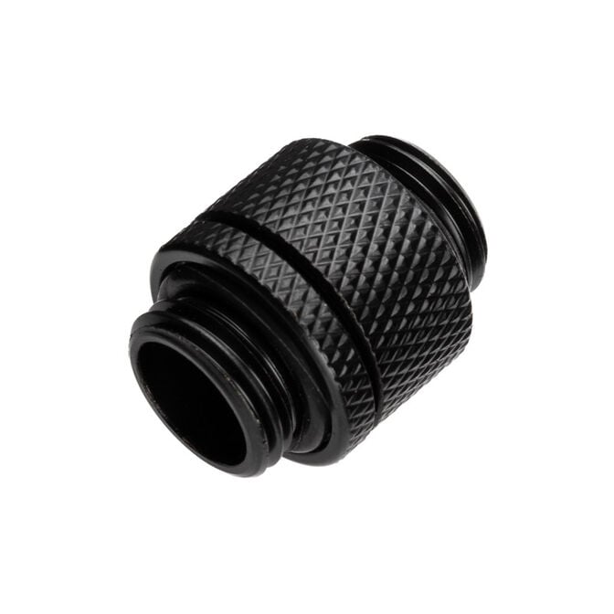 Alphacool Eiszapfen Double Rotary Adapter G1/4 Female to G1/4 Female - Black image number 1