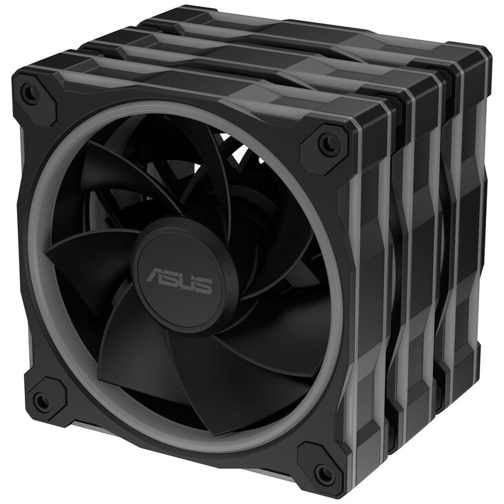 ASUS Prime MR120 ARGB-Lüfter, PWM, Reverse - 120mm, schwarz, 3er-Pack image number 11