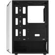 Aerocool Bionic v1 Midi-Tower, RGB, Tempered Glass - schwarz/wei&szlig; image number null