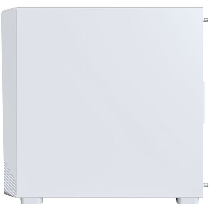 Montech X5M PC Case, Mid Tower, Micro-ATX, ARGB, Tempered Glass - White image number 3