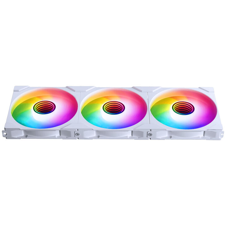 PHANTEKS M25 Gen2 PWM D-RGB Lüfter 3er-Pack - Reverse Blade, 140mm, weiß image number 6