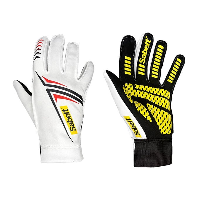 Sabelt G34 Sim Gloves Racing Gloves, touch-capable, silicone palm, 238-246mm circumference - white, XL image number 0