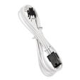 BitFenix Alchemy 6-Pin-PCIe-Verl&auml;ngerungskabel, 45 cm, sleeved - wei&szlig; image number null
